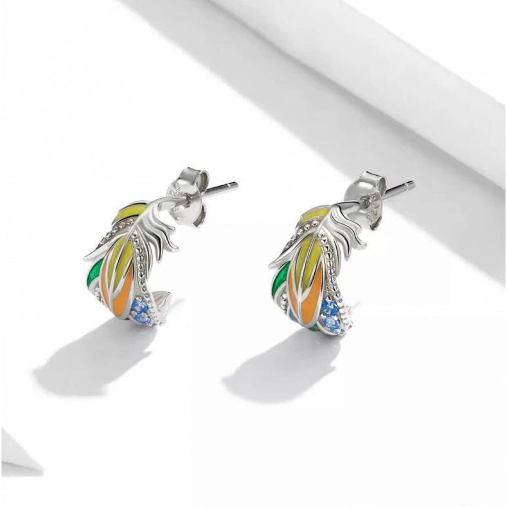 Farbige Ohrstecker, Schmuck für Damen und Herren