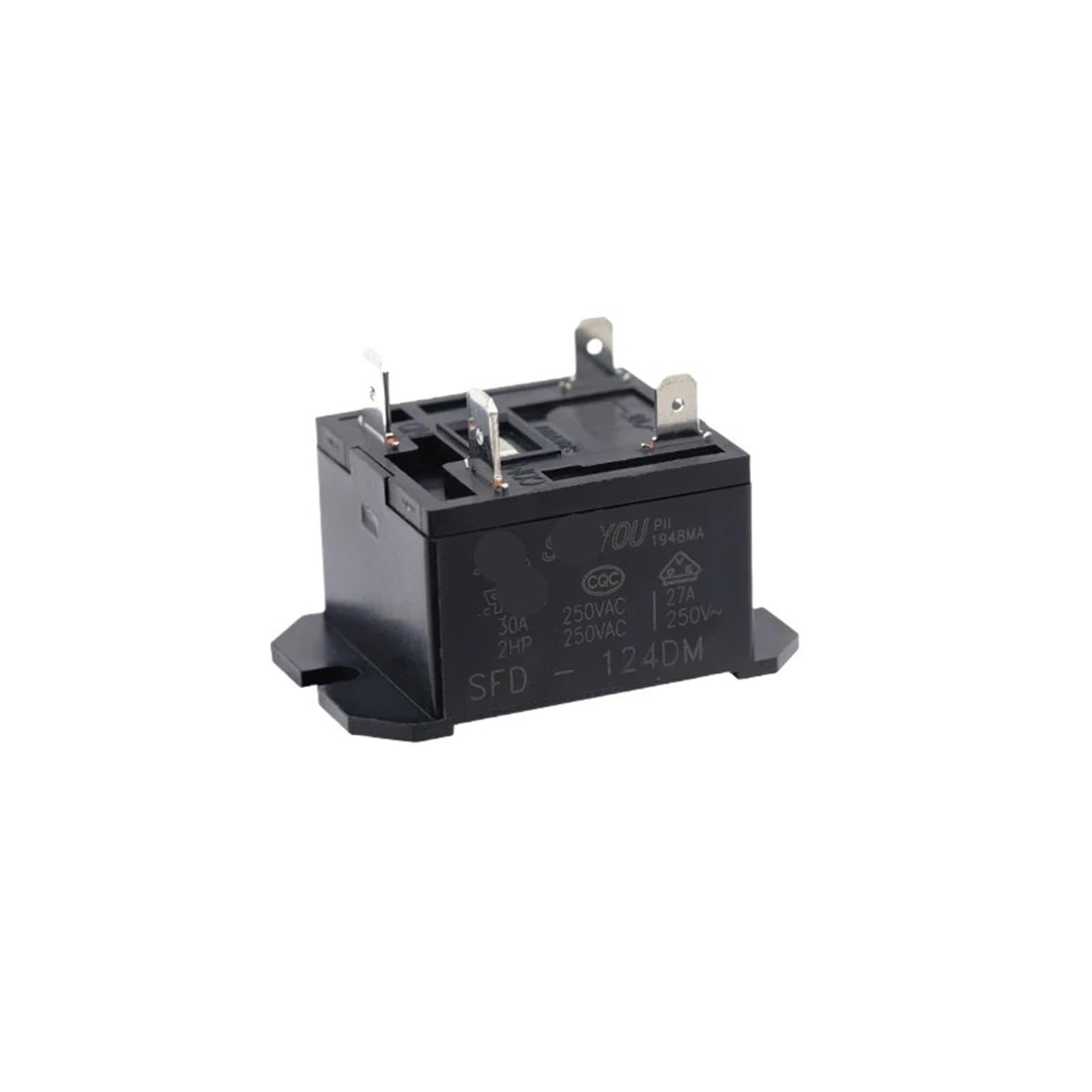 Relé de potencia CC 12V 30A SFD-112DM de 4 pines para recambio de HF37F 2