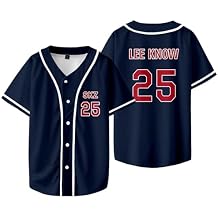 babyhealthy Felix Baseball Jersey Bangchan Chaotic Han in Hyunjin Lee Know Changbin Seungmin Dominate World Tour Merch