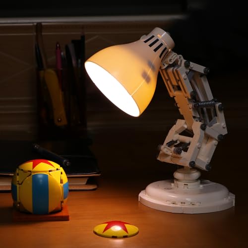 TEDDOO Building Block Light Kit Compatible with Lego 21357 Pixar Luxo Jr- Touch Switch Control 3 Colors & Dimmable LEDs 43 Inch USB Cable- Easy Install USB Powered Light Set- No Model Only Light