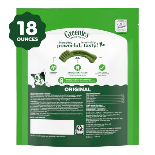 Greenies Regular Dental Dog Treats, Original Chicken Flavor, 18 Count - image 9