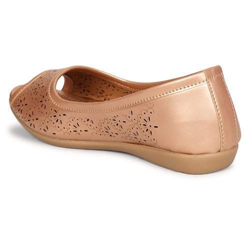 Image of Footshez Women's Black Ballet Flat | Women's Fashion Sandals Bellies-P