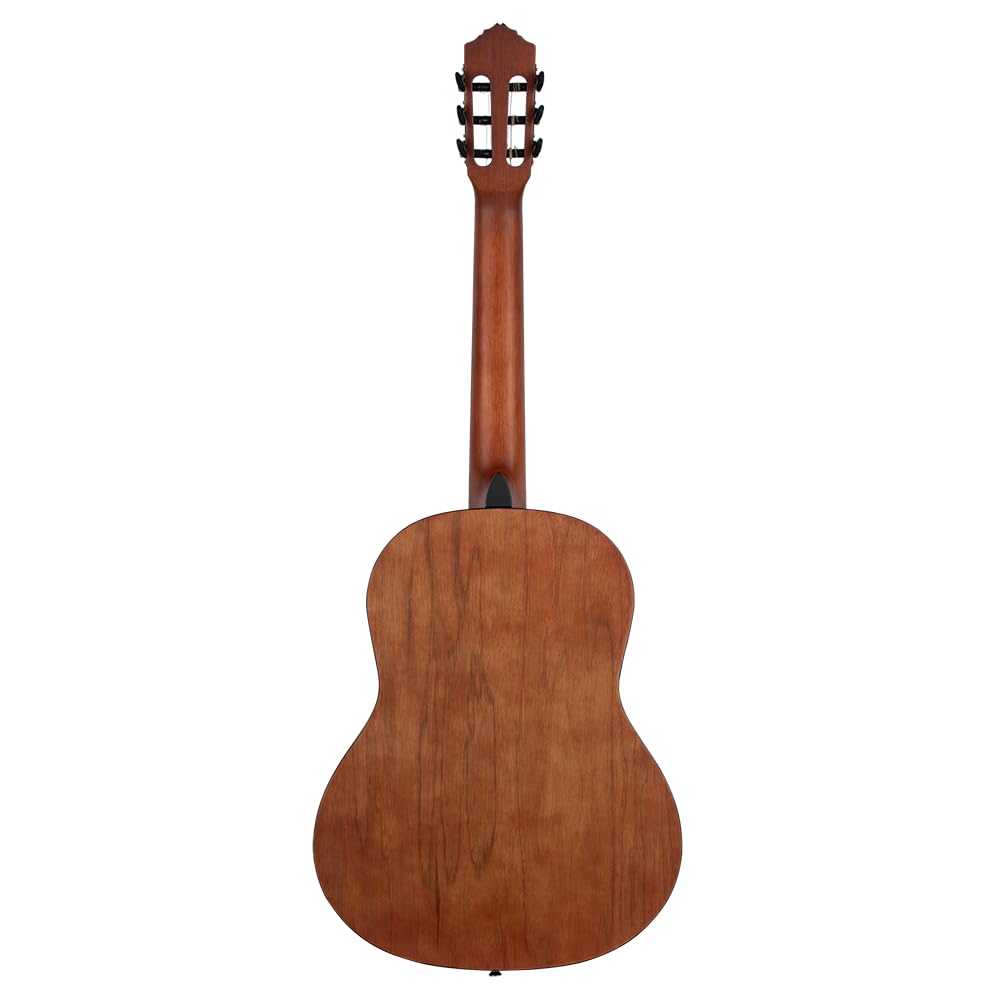 Ortega Guitars 4/4 Konzert Gitarre – Student Series – Zeder, Katalpa, Natur (RSTC5M) | Nylonsaitengitarre, Zederndecke & Katalpa-Korpus Satin-Finish