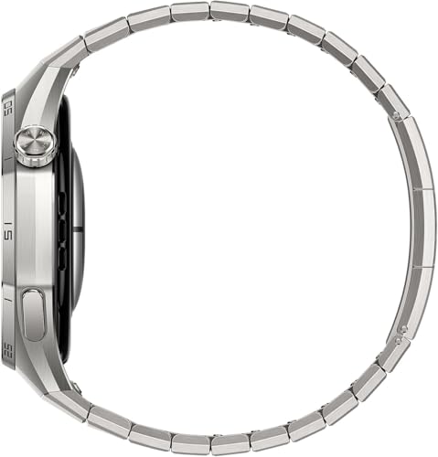 Image of Huawei Watch GT 6 Pro Smart Watch, 46mm, Upto 21 Days Battery Life, Smart Watches with 100+ Sports Mode, Cycling, iOS & Android Compatible, Health Monitoring (Titanium)