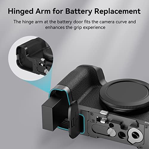 SMALLRIG R8 L-Bracket for Canon R8 and RP, Foldable L Plate for EOS R8 and RP, Foldable Side Plate for Arca-Swiss, Quick Switch Between Horizontal and Vertical Shooting - 4211