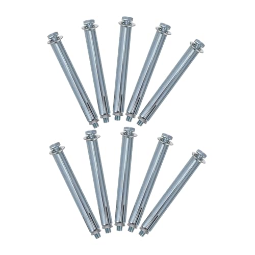jojofuny 10piezas Tornillos De Expansión Para Entradas De Vehículos Anclajes Para Paredes De Concreto Accesorios Hogar Usados Reductores De Velocidad