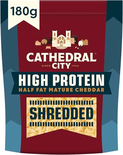 Cathedral City High Protein Half Fat Grated Cheddar Cheese