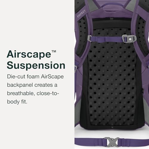 Osprey Skimmer 20L Women's Hiking Backpack with Hydraulics Reservoir, Purpurite Purple4