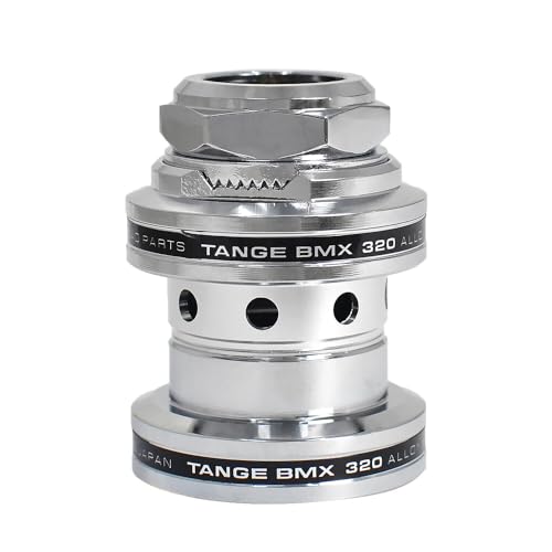 Tange MX320 sealed bearing aluminum alloy old school BMX bicycle headset - 1" threaded w/ 32.7mm cups - SUPER POLISH