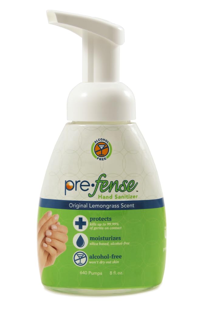 Foam Hand Sanitizer – Scented – (2 x 1.5 oz travel size + 1 x 8 oz bottle starter kit)