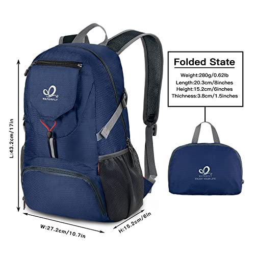 Waterfly Small Lightweight Packable Backpack: 20L Ultra Light Foldable Travel Hiking Camping Daypack Day Pack For Man Woman #TOP4