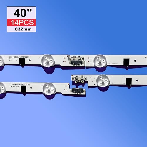 Tira de LED D2GE-400SCA-R3 para iluminación de TV de 40 pulgadas 5SET 2