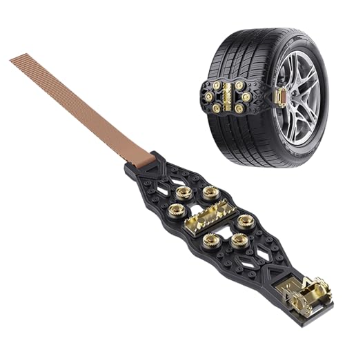 Tire Chains for Trucks - Pikes Cleats Anti-Slip Quiet Heavy-Duty, Tire Chains for Pickup Trucks | for Hiking Trailer Ice Winter Offroad Lawn Fishing