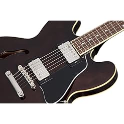Epiphone Jim James ES-335 Noyer - Les Beatles, Paul McCartney, John Lennon, RIngo Starr, George Harrison Epiphone Jim James ES-335 Noyer – Image 4