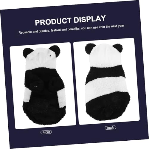 Disfraz Panda para Perro Pequeño Talla M miniatura 3