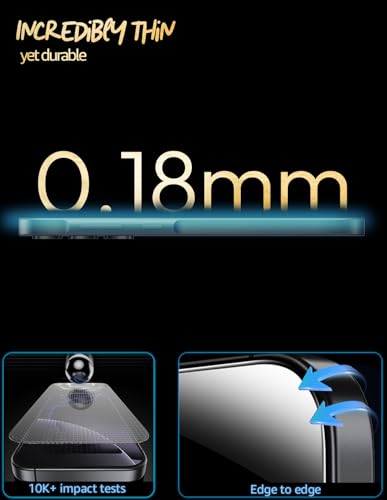 Image of Lensarmor Compatible with Samsung Galaxy A55 / A35 Screen Protector (1 Pack) - Premium 9H Tempered Glass, Military-Grade Protection, HD Clear Display, Anti-Fingerprint & Case-Friendly Fit