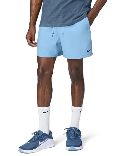 Nike Mens Dri-Fit 5 Unlined Versatile Shorts Work Blue/Black Medium