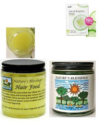Nature Blessing Hair Food & Hair Pomade 4 Fl.oz (COMBO PACK)