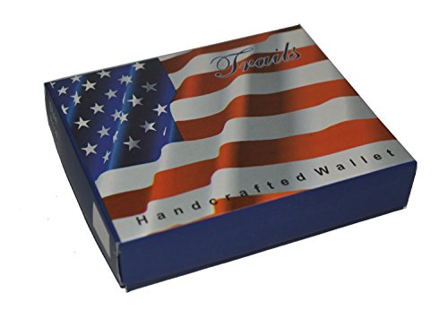Lb Leatherboss WAVINGUSFLAG Leatherboss Pu Leather Exotic Us Waving American Flag Bifold Wallet thumb #5