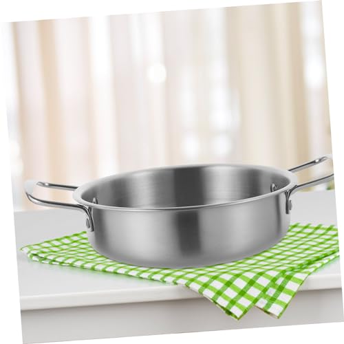 Wok de acero inoxidable Garneck con tapa y asas miniatura 6