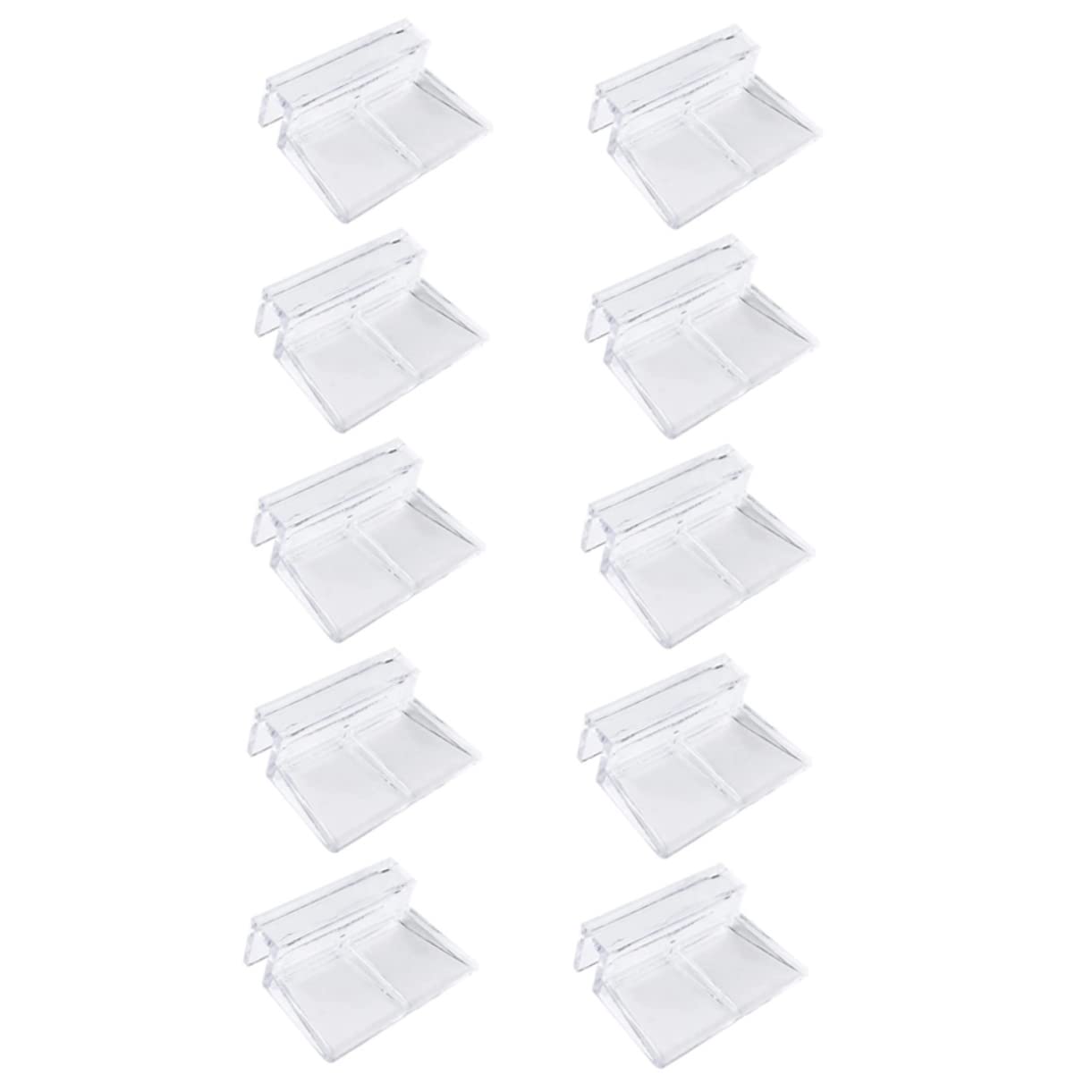 Sosoport 3 Sätze Aquarium-abdeckungshalter Acryl-stützhalterungsrahmen Für Abdeckungshalterung Für Tankgestell Für Aquarium 10 Stück * 3