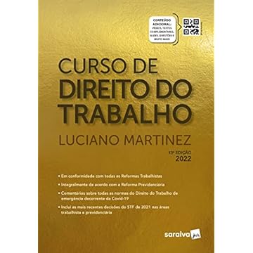 Capa do livro Curso de direito do trabalho - Relações individuais, sindicais e coletivas do trabalho -13ª edição 2022