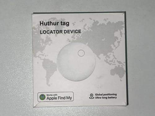 Image of Air Tracker Tags-1 Pack, 2025 New [Apple MFi Certified], Bluetooth Tracker Work with Apple Find My (iOS Only), Replaceable Battery,Item Finder for Luggage /Key /Suitcase,with Diverse Holder, Purple