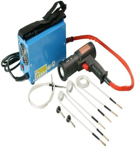 Zestaw narzędzi do podgrzewania indukcy, 1500W Elektromagnetyczny podgrzewacz z 3 cewkami do usuwania śruby i śruby Rus w samochodach, łodziach i maszynach