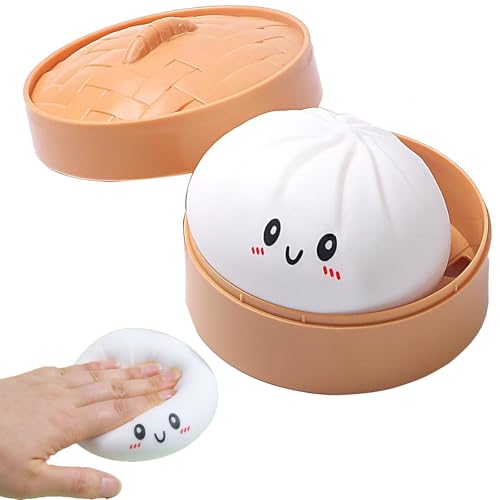 Giant Squishy Dumplings, Jumbo Squishy Dumpling Toy with Ste