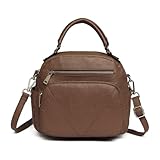 Brand New Bits: This crossbody bag’s made from top-notch faux leather. The faux leather’s got this really nice textured finish, and the gold-toned hardware (like the zips and strap clasps) gives it a proper stylish vibe. Shape & Strap: This bag’s got...