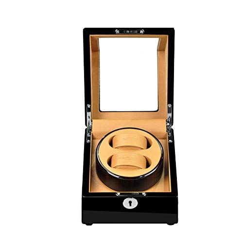 Watch winders for automatic watches en negro elegante con doble rotor selecto 3