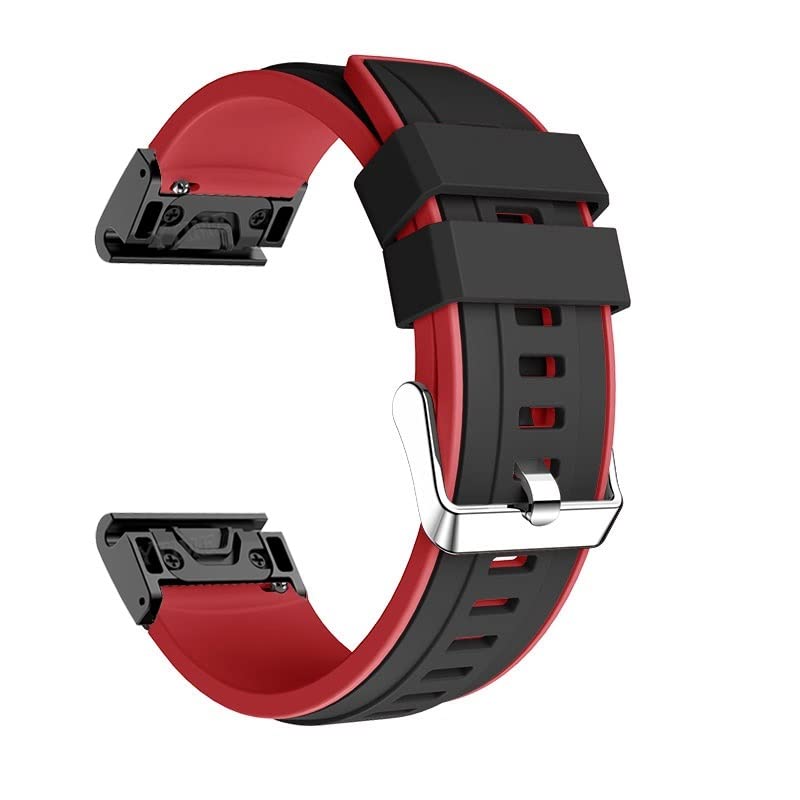 Correa de silicona deportiva de 26 mm para Garmin Descent MK1 y MK2 de aventura