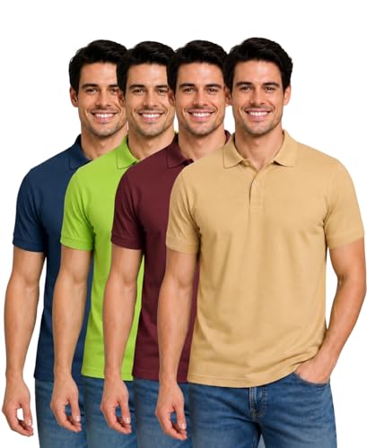 Image of INKKR Men's Polo Neck T-Shirt Combo