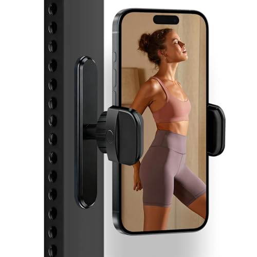 Dewlawn Soporte Magnético para Movil Gym Ajustable 360°, Portátil Iman Holder Sujeta pour iPhone 17 16 15 y Teléfonos de 4,7