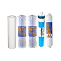 Proline Plus Filter Replacement Compatible Kit - Made in USA, Includes All Fittings and RO Water Filters Including 50 GPD Membrane for 5 Stage Proline Plus Reverse Osmosis