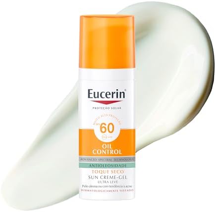 EUCERIN Protetor Solar Facial Oil Control FPS 60 50ml, Antioleosi...