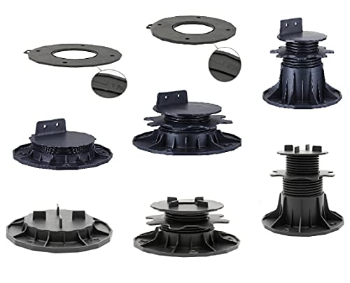 DeToWood Stelzlager 18-145 mm. z.B. für den Terrassenbau, höhenverstellbar (80, 18-32 mm.)