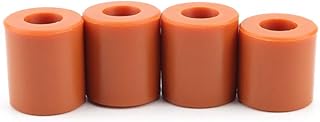 FYSETC 3D Printer Heatbed Parts, Solid Bed Mounts, OD 0.63 in ID 0.16 in Stable Hotbed Tool Heat-Resistant Silicone Buffer for CR-10 Ender 3 Bottom Connect, 4 Pcs
