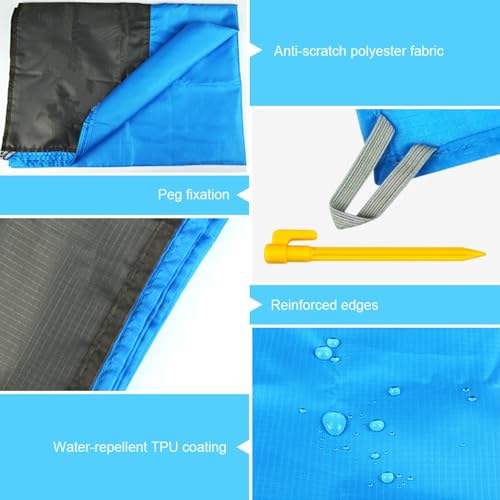 Couverture de pique-nique imperméable pliable et ultra compacte