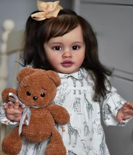 Muñeca Reborn Realista Bebé Niña 26 Pulgadas miniatura 4