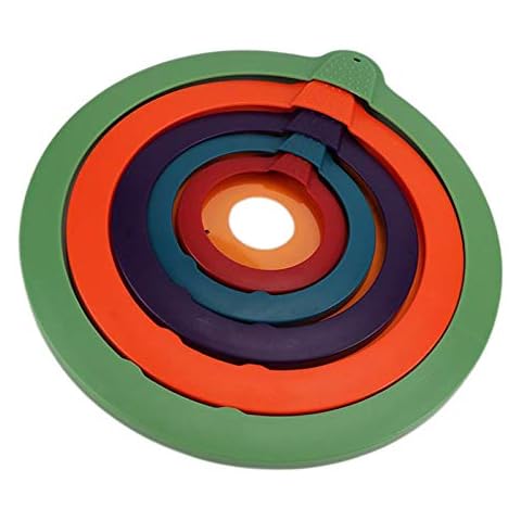 Backbayia 5pcs Silicone Lids Kitchen Silicone Stretchy Storage Covers Food Container Seal Cover for Home Cover