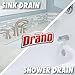 Drano Gel Drain Clog Remover and Cleaner 16oz and Snake Plus Tool 23 inches, Unclogs tough blockages, Commercial Line