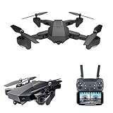 RC Quadcopter with 2.4GHz 6-Axis Gyro Altitude Hold Function and 720P HD 2MP Camera Helicopter (Black)