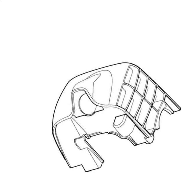 62128-32310 A320000691 SHINDAIWA OEM Muffler Cover fits C282 T282 t282x