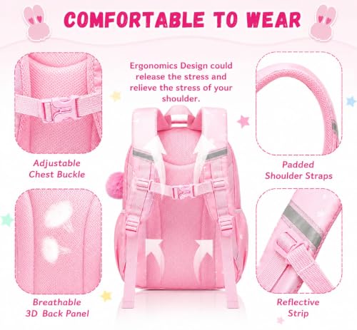 Image of Unisex School & College Backpack | Water Resistant Lightweight Printed Travel Bag | Multi-Compartment Book Bag with Ergonomic Padded Shoulder Straps | for Boys, Girls & Students