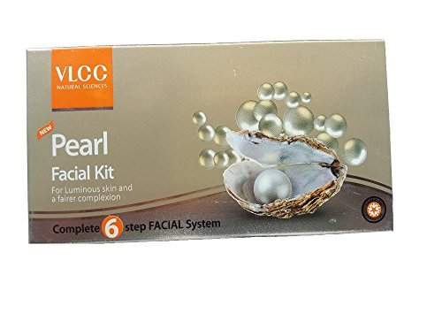 VLCC Natural Sciences Pearl Facial Kit - For Luminous Skin & Fairer Complexion (Ayurvedic) by VLCC