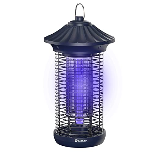Buzzeap Lampe Anti Moustique, avec Lampe améliorée 60 Perles UV-LED, Anti Moustique Électrique pour Extérieur Intérieur et Jardin, Attrape Mouche,Moustiques,Insectes,Efficace Portée 140m²