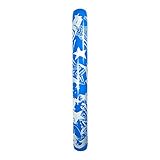 60' Blue and White Inflatable Graffiti Art Swimming Pool Noodle