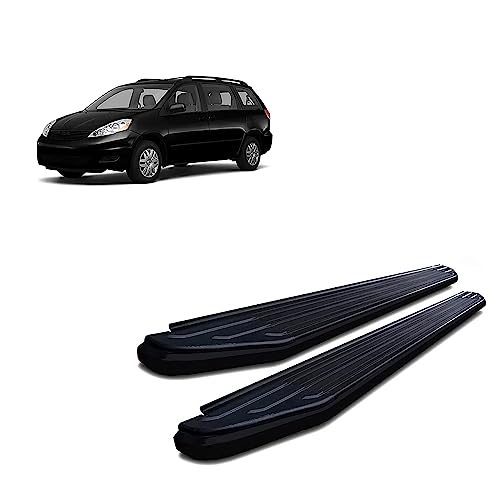 Estribos Running Boards Black Horse para Toyota Sienna miniatura 1