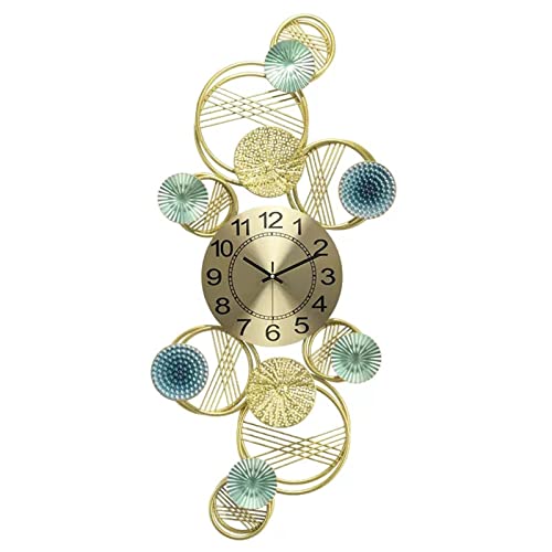 Horloge murale silencieuse grand format pour salon moderne et calme